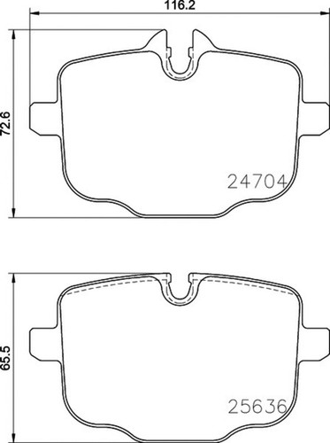 BRAKE PAD SET DISC BRAKE 355024921 - view 4