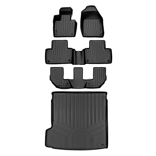 SMARTLINER 4 Rows Custom Fit Floor Liners Compatible with 2016 - 2019 Volvo XC90 (Gasoline) SA0223/B0223/C0223/D0223 - view 2