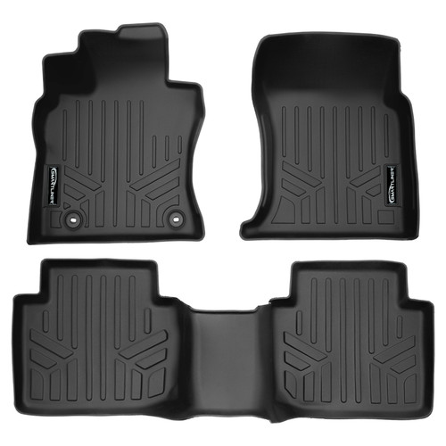 SMARTLINER 2 Rows Custom Fit Floor Liners Compatible with 2020 - 2024 Toyota Camry (Gasoline | Fits AWD) SA0675/B0675 - view 2