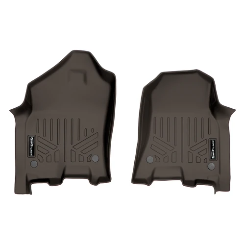 SMARTLINER 1st Row Custom Fit Floor Liners Compatible with 2019 - 2024 Ram 1500 Quad Cab and Crew Cab (Gasoline | Carpet | Fits 1st Row Bench and Bucket |1st row No Over The Hump Coverage) SA3369 - view 2