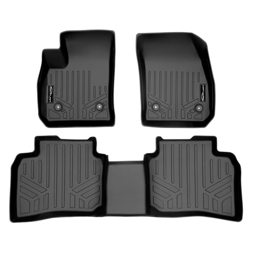 SMARTLINER 2 Rows Custom Fit Floor Liners Compatible with 2019 - 2025 Cadillac XT4 (Gasoline) SA0419/B0419 - view 2
