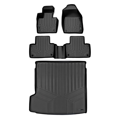 SMARTLINER 3 Rows Custom Fit Floor Liners Compatible with 2016 - 2019 Volvo XC90 (Gasoline) SA0223/B0223/D0223 - view 2