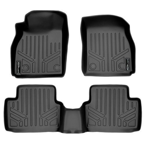 SMARTLINER 2 Rows Custom Fit Floor Liners Compatible with 2013 - 2015 Chevrolet Malibu (Gasoline) SA0187/B0187 - view 2