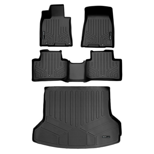SMARTLINER 3 Rows Custom Fit Floor Liners Compatible with 2022 - 2025 Genesis GV70 (Gasoline | Fits 2.5T | Fits 3.5T AWD) SA0630/B0630/D0630 - view 2