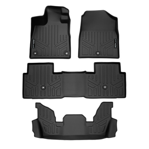 SMARTLINER 3 Rows Custom Fit Floor Liners Compatible with 2023 - 2025 Honda Pilot (Gasoline) SA0688/B0688/C0688 - view 2