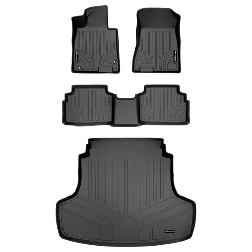 SMARTLINER 3 Rows Custom Fit Floor Liners Compatible with 2020 - 2023 Hyundai Sonata (Gasoline) SA0491/B0491/D0491 - view 2
