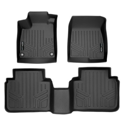 SMARTLINER 2 Rows Custom Fit Floor Liners Compatible with 2018 - 2022 Honda Accord (Gasoline and Hybrid) SA0341/B0341 - view 2