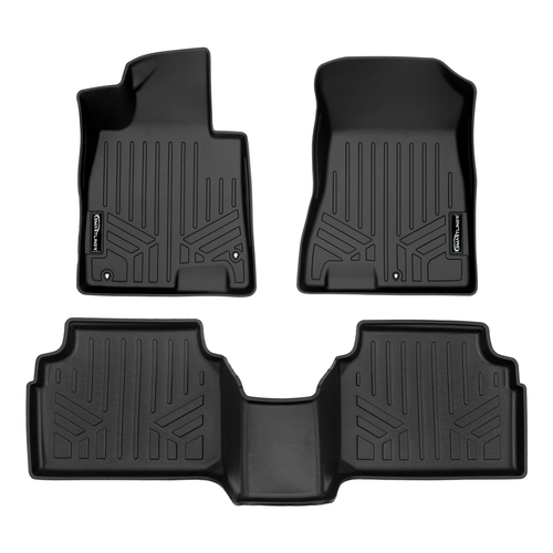 SMARTLINER 2 Rows Custom Fit Floor Liners Compatible with 2024 - 2025 Hyundai Sonata (Gasoline | Fits AWD ) SA0491/B0745 - view 2