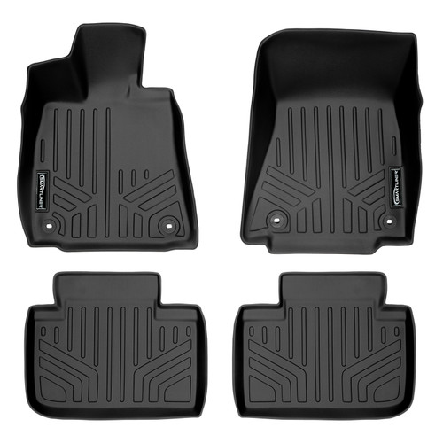 SMARTLINER 2 Rows Custom Fit Floor Liners Compatible with 2014 - 2025 Lexus IS (Gasoline | Fits RWD) SA0138/B0138 - view 2