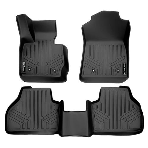 SMARTLINER 2 Rows Custom Fit Floor Liners Compatible with 2015 - 2017 BMW X3 28d (Gasoline) SA0262/B0262 - view 2