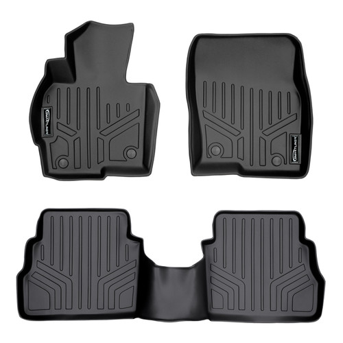 SMARTLINER 2 Rows Custom Fit Floor Liners Compatible with 2013 - 2016 Mazda CX5 (Gasoline) SA0145/B0145 - view 2