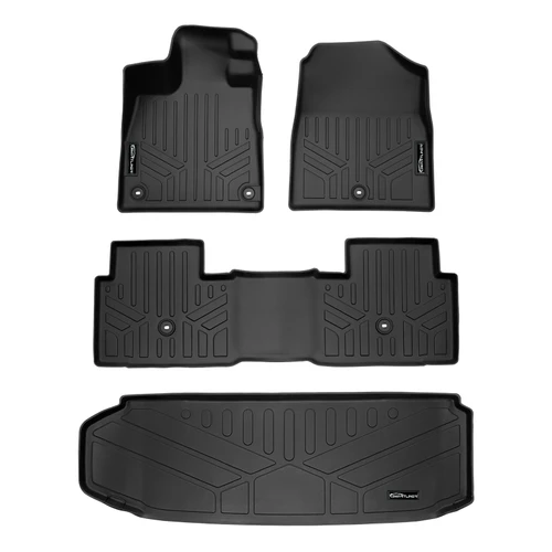 SMARTLINER 3 Rows Custom Fit Floor Liners Compatible with 2023 - 2025 Honda Pilot (Gasoline) SA0688/B0688/E0688 - view 2