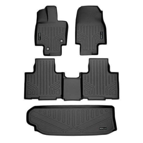 SMARTLINER 3 Rows Custom Fit Floor Liners Compatible with 2020 - 2025 Toyota Highlander (Hybrid | Cargo liner fits Without Subwoofer) SA0500/B0522/E0500 - view 2