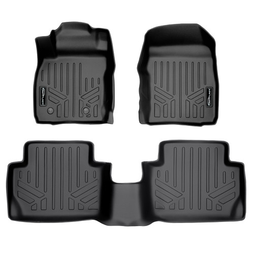 SMARTLINER 2 Rows Custom Fit Floor Liners Compatible with 2018 - 2021 Ford EcoSport (Gasoline) SA0360/B0360 - view 2