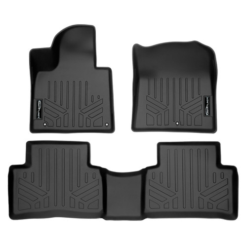 SMARTLINER 2 Rows Custom Fit Floor Liners Compatible with 2021 - 2025 Kia Sorento 7 Passenger (Gasoline | 2nd Row Bench Seats) SA0547/B0547 - view 2