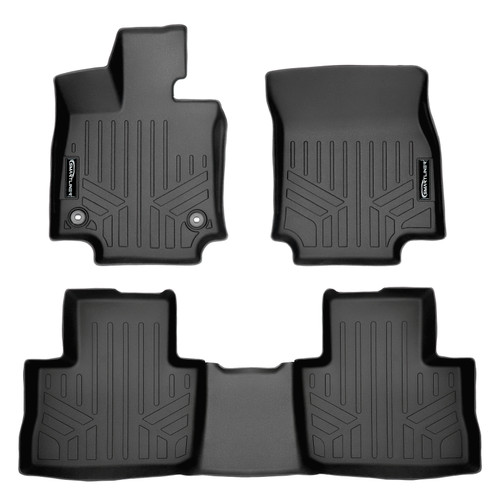 SMARTLINER 2 Rows Custom Fit Floor Liners Compatible with 2019 - 2025 Toyota RAV4 (Gasoline) SA0418/B0418 - view 2