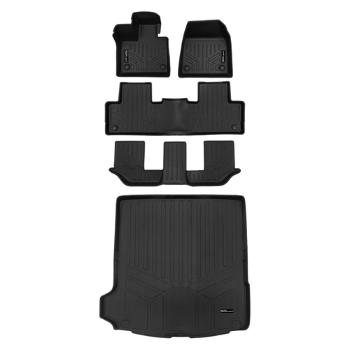 SMARTLINER 4 Rows Custom Fit Floor Liners Compatible with 2025 - 2025 Volvo EX90 7 Passenger (Electric) SA0777/B0777/C0777/D0777 - view 2