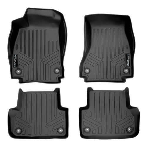 SMARTLINER 2 Rows Custom Fit Floor Liners Compatible with 2017 - 2025 Audi A4 / S4 Sedan / A4 Allroad (Gasoline) SA0352/B0352 - view 2