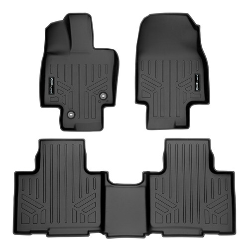 SMARTLINER 2 Rows Custom Fit Floor Liners Compatible with 2020 - 2025 Toyota Highlander (Hybrid) SA0500/B0522 - view 2