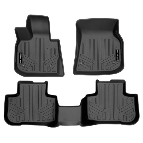 SMARTLINER 2 Rows Custom Fit Floor Liners Compatible with 2020 - 2021 BMW X3 30e (Plug-in Hybrid) SA0484/B0484 - view 2