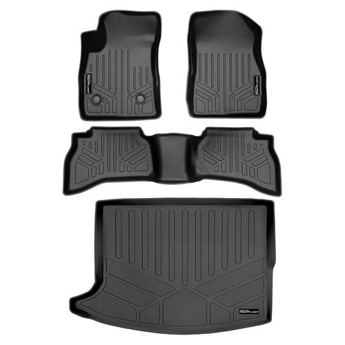 SMARTLINER 3 Rows Custom Fit Floor Liners Compatible with 2020 - 2025 Buick Encore GX (Gasoline | AWD |Cargo liner fits in Upper position) SA0511/B0512/D0511 - view 2