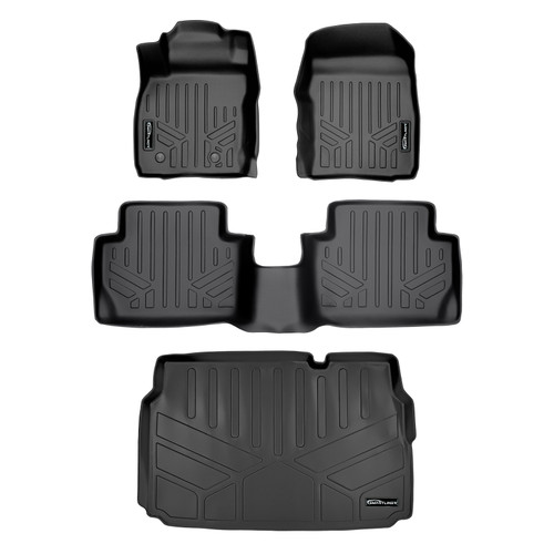 SMARTLINER 3 Rows Custom Fit Floor Liners Compatible with 2018 - 2021 Ford EcoSport (Gasoline) SA0360/B0360/D0360 - view 2