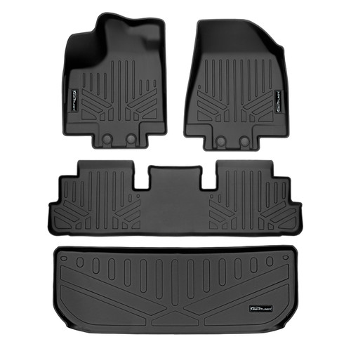 SMARTLINER 3 Rows Custom Fit Floor Liners Compatible with 2022 - 2025 Infiniti QX60 (Gasoline) SA0567/B0567/E0579 - view 2