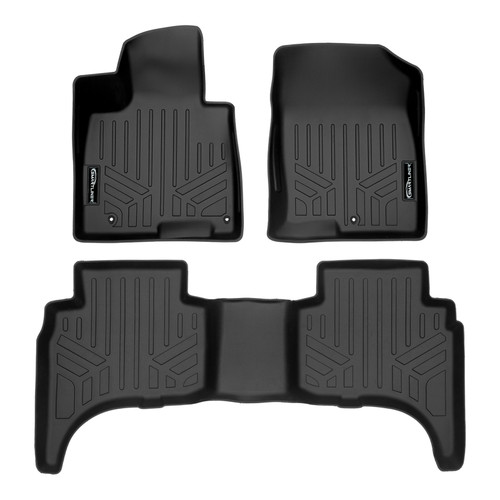 SMARTLINER 2 Rows Custom Fit Floor Liners Compatible with 2022 - 2025 Hyundai Santa Cruz (Gasoline) SA0555/B0565 - view 2