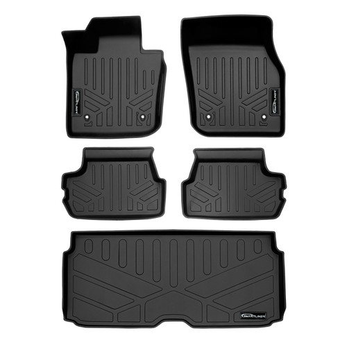 SMARTLINER 3 Rows Custom Fit Floor Liners Compatible with 2020 - 2025 MINI Cooper SE 2 Door (Electric | Fits hardtop models | Equipped with Flat Load Cargo Shelf | Cargo Fits in Upper position | Fits Automatic Transmission) SA0594/B0594/D0594 - view 2