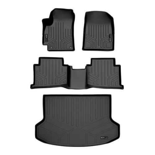SMARTLINER 3 Rows Custom Fit Floor Liners Compatible with 2021 - 2023 Kia Seltos (Gasoline | Fits Upper Cargo Position without Subwoofer) SA0510/B0510/D0510 - view 2