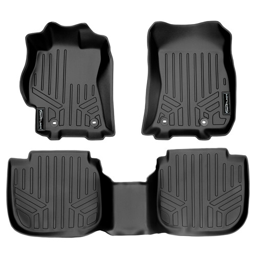 SMARTLINER 2 Rows Custom Fit Floor Liners Compatible with 2015 - 2019 Subaru Legacy (Gasoline) SA0170/B0170 - view 2