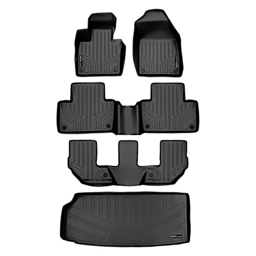 SMARTLINER 4 Rows Custom Fit Floor Liners Compatible with 2016 - 2019 Volvo XC90 (Gasoline) SA0223/B0223/C0223/E0223 - view 2