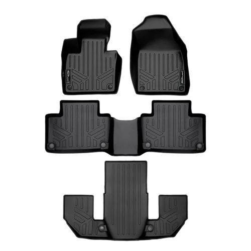 SMARTLINER 3 Rows Custom Fit Floor Liners Compatible with 2020 - 2025 Volvo XC90 6 Passenger (Gasoline) SA0223/B0633/C0633 - view 2