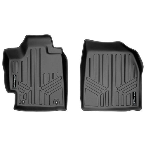 SMARTLINER 1st Row Custom Fit Floor Liners Compatible with 2008 - 2013 Toyota Highlander (Gasoline) SA0038 - view 2