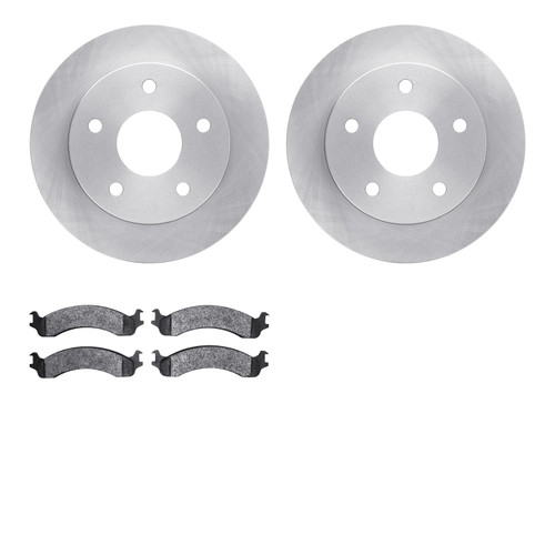 Disc Brake Kit-Rotors with 5000 Advanced Brake Pads fits 2000 Dodge Ramcharger 6502-40415