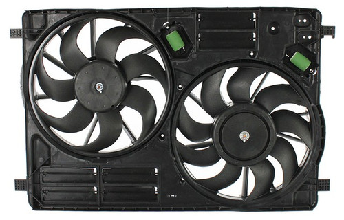 Agility Autoparts Dual Radiator and Condenser Fan Assembly 6010312