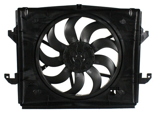 Agility Autoparts Dual Radiator and Condenser Fan Assembly 6010381
