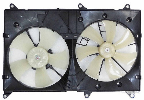 Agility Autoparts Dual Radiator and Condenser Fan Assembly 6010134
