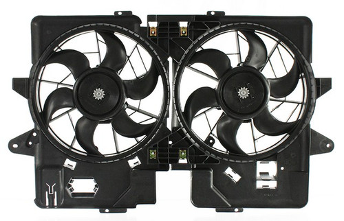 Agility Autoparts Dual Radiator and Condenser Fan Assembly 6010138