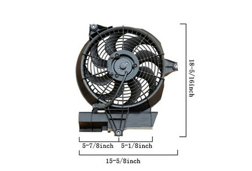 Agility Autoparts A/C Condenser Fan Assembly P/N:6020109