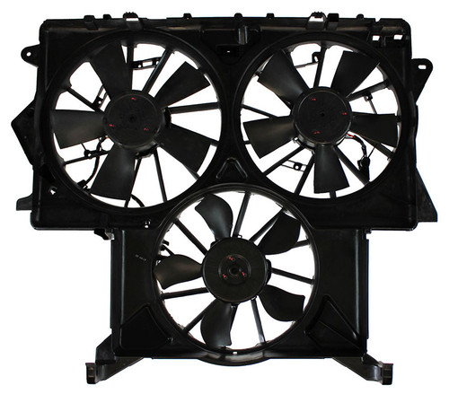 Agility Autoparts Dual Radiator and Condenser Fan Assembly 6010531