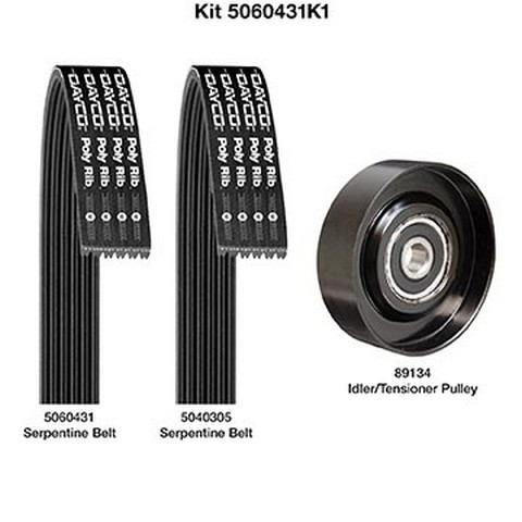 Dayco Serpentine Belt Drive Component Kit 5060431K1