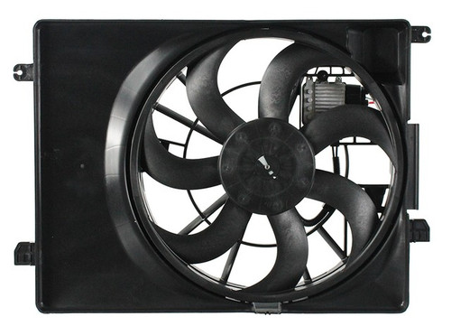 Agility Autoparts Dual Radiator and Condenser Fan Assembly 6010476