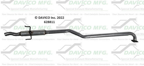 Davico Mfg Exhaust Resonator Pipe 628811
