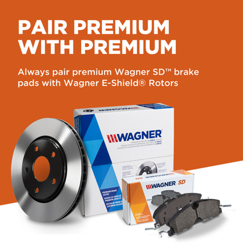 Wagner Brake Disc Brake Pad Set P/N:SX2081