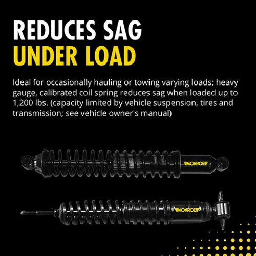 Monroe Shocks & Struts Suspension Shock Absorber and Coil Spring Assembly P/N:58618