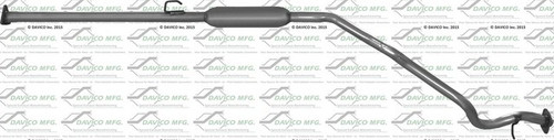 Davico Mfg Exhaust Resonator Pipe P/N:828534 Davico Mfg Exhaust Resonator Pipe P/N:828534