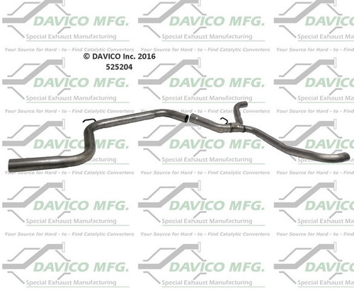 Davico Mfg Exhaust Pipe P/N:525204