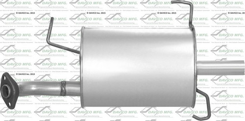 Davico Mfg Exhaust Muffler Assembly P/N:218512