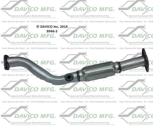 Davico Mfg Exhaust Pipe P/N:329946